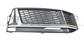 FRONT BUMPER GRILLE RIGHT-BLACK-WITH SILVER MOLDING