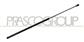 RIGHT BONNET GAS SPRING - 210 N - L 740 mm - S 280 mm - Ø 18 mm - Ø 8 mm