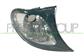 FRONT INDICATOR-RIGHT-CLEAR-WITH BULB HOLDER-WITH BLACK FRAME
