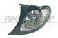 FRONT INDICATOR LEFT-CLEAR-WITHOUT BULB HOLDER-WITH BLACK FRAME