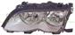 HEADLAMP LEFT H7+H7 ELECTRIC-WITH MOTOR-SILVER