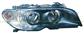 OPTICA DERECHA H7+H7 ELECTRICA-SIN MOTOR-NEGRA-PILOTO BLANCO