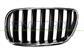 RADIATOR GRILLE LEFT-CHROME-BLACK