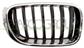 GRILLE CALANDRE DROITE-CHROMEE/NOIRE - MOD. BASIS