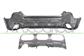 REAR BUMPER-BLACK-TEXTURED-WITH MOLDING-WITH PDC AND PARK ASSIST HOLE+SENSOR HOLDERS
