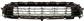 FRONT BUMPER GRILLE-CENTRE-BLACK