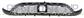 FRONT BUMPER GRILLE-CENTRE-BLACK-WITH PDC+SENSOR HOLDERS