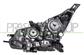 HEADLAMP RIGHT H7-ELECTRIC-WITH MOTOR-WITH DAY RUNNING LIGHT-LED