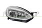 PROIETTORE DESTRO H7+H1-ELETTRICO-CON MOTORE-CON LUCE DIURNA-CROMATO-LED