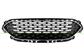 RADIATOR GRILLE-GLOSSY BLACK-WITH CHROME FRAME