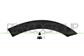 FRONT WHEEL ARCH EXTENSION LEFT-REAR SIDE-BLACK-TEXTURED FINISH