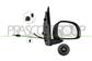 DOOR MIRROR RIGHT-CABLE-BLACK-WITH SENSOR-CONVEX-CHROME