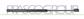 REAR HATCH WINDOW GAS SPRING RIGHT/LEFT - 180 N - L 393 mm - S 148 mm - Ø 18 mm - Ø 8 mm MOD. STATION WAGON