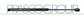 REAR HATCH WINDOW GAS SPRING RIGHT/LEFT - 180 N - L 393 mm - S 148 mm - Ø 18 mm - Ø 8 mm MOD. STATION WAGON