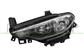 PHARE GAUCHE H7+H15-ELECTRIQUE-AVEC MOTEUR-NOIR-MONTAGE A.L. MOD. 10/20 >