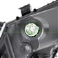 OPTICA DERECHA H7+H7 ELECTRICA-CON MOTOR-CON LUZ DE GIRO-LED-NEGRA