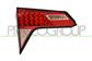 FANALE POSTERIORE SINISTRO-INTERNO-CON PORTALAMPADA-FONDO-ROSSO-LED