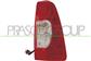 TAIL LAMP RIGHT-WITHOUT BULB HOLDER-RED/CLEAR-SMOKE BASE