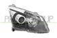 HEADLAMP RIGHT H11+HB3 ELECTRIC-WITHOUT MOTOR-BLACK