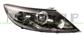 HEADLAMP RIGHT H7+H7 ELECTRIC-WITH MOTOR-WITH DAY RUNNING LIGHT-LED