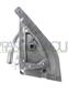 DOOR MIRROR LEFT-ELECTRIC-SMOOTH FINISH-TO BE PAINTED-HEATED-CONVEX-CHROME-5 PINS