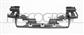 HALTER STOSSTANGE HINTEN-MITTE-MIT LOECHERN FUER ANHAENGERHAKEN MOD. 4 TUERIG AMG
