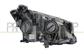 HEADLAMP LEFT H7+H15 ELECTRIC-WITH MOTOR-BLACK