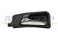 FRONT/REAR DOOR HANDLE LEFT-INNER-WITH CHROME LEVER-BLACK HOUSING