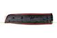 MOULURE DE PORTE ARRIERE DROITE-NOIRE-STRUCTUREE-AVEC PROFIL CHROME'-AVEC BIADHESIF
