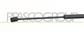 TAILGATE GAS SPRING RIGHT/LEFT - 330 N - L 495 mm - S 188 mm - Ø 18 mm - Ø 8 mm