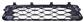 FRONT BUMPER GRILLE-LOWER-BLACK