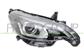 OPTICA DERECHA HIR2-PY21W ELECTRICA-SIN MOTOR-NEGRA-LED