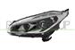PHARE GAUCHE H7+H7+PY21W ELECTRIQUE SANS MOTEUR-AVEC FEU DE JOUR-NOIR-LED