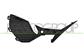 FRONT BUMPER GRILLE LEFT-BLACK-TEXTURED FINISH-WITH PDC HOLE