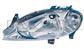HEADLAMP LEFT H4 ELECTRIC-WITHOUT MOTOR