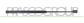 TAILGATE GAS SPRING RIGHT/LEFT-500 N-L 419 mm-S 160 mm-Ø 18 mm-Ø 8 mm