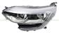 HEADLAMP RIGHT H7+H7 ELECTRIC-WITHOUR MOTOR-WITH DAY RUNNING LIGHT-BLACK RIM-LED