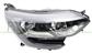 HEADLAMP LEFT H7+H7 ELECTRIC-WITHOUR MOTOR-WITH DAY RUNNING LIGHT-BLACK RIM-LED