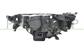 HEADLAMP LEFT H7+H7 ELECTRIC-WITHOUR MOTOR-WITH DAY RUNNING LIGHT-BLACK RIM-LED