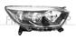 HEADLAMP RIGHT H1+H1 ELECTRIC-WITH MOTOR-CHROME
