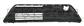 FRONT BUMPER GRILLE-CENTRE-BLACK