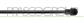 AMORTIGUADOR DE MALETERO DERECHO/IZQUIERDO PORTON TRASERO - 350 N - L 500 mm - C 205 mm - Ø 18 mm - Ø 8 mm