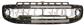 FRONT BUMPER GRILLE-CENTRE-BLACK