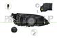 PROIETTORE SINISTRO-XENON D3S+H7-ELETTRICO-CON MOTORE-NERO MOD. GTD