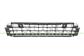 GRILLE CENTRALE DE PARE-CHOCS AVANT-NOIRE AVEC TROUS RADAR+SUPPORTS