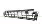 GRILLE CENTRALE DE PARE-CHOCS AVANT-NOIRE AVEC TROUS RADAR+SUPPORTS