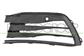 GRILLE DROITE NOIRE DE PARE-CHOCS-AVEC TROUS RADAR+SUPPORTS
