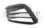GRILLE GAUCHE NOIRE DE PARE-CHOCS-AVEC TROUS RADAR+SUPPORT