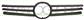 RADIATOR GRILLE MASK-GRAY-PRIMED