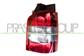 TAIL LAMP RIGHT RED/CLEAR-WITHOUT BULB HOLDER MOD. 1 DOOR BLACK BASE